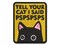Tell Your Cat I Said Pspspsps Multi-Color Embroidered Iron-On or Hook & Loop Patch Applique
